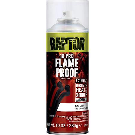 Flameproof Satin Clearcoat; 10 oz.; Superior adhesion