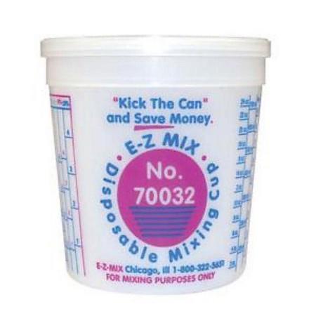 1 Quart Disposable Mixing Cups 100/Box