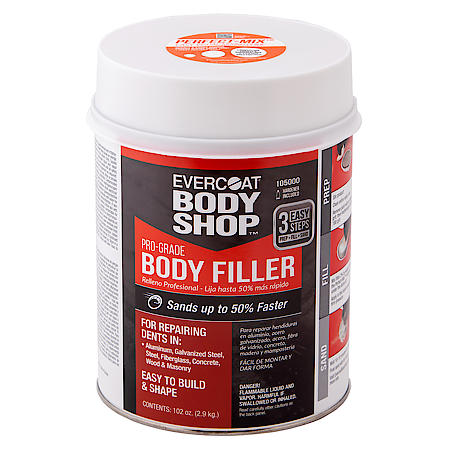 Fast Drying, Lightweight Pro-Grade Body Filler, Gallon