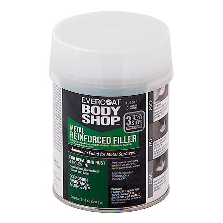 High-Strength Metal Reinforced Filler for Durable, Waterproof Repairs, 13 oz.