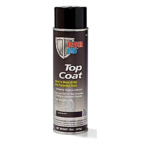 Top Coat Gloss Black - Aerosol