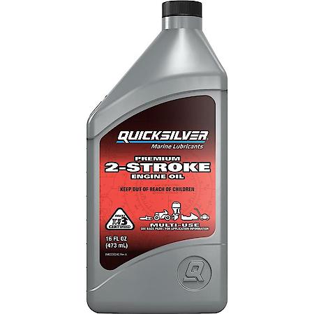 Premium 2-Stroke Engine Oil, Reduces Exhaust Smoke & Deposits, 16 oz.