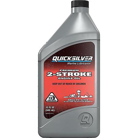 Premium TC-W3 2-Cycle Engine Oil, Reduces Exhaust Smoke, 1 Quart