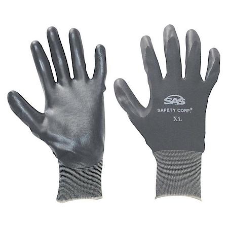 1-Pair Of Pawz Nitrile Coated Palm Gloves, XXL
