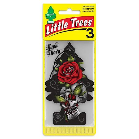 Hanging Air Freshener: Rose Thorn Scent, 3 Pack