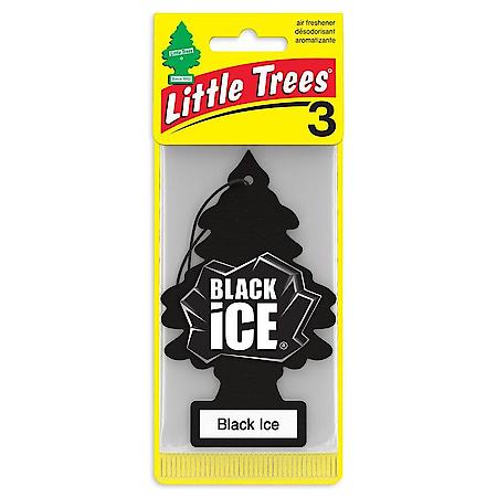 Hanging Air Freshener: Black Ice Scent, 3 Pack