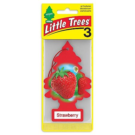 Hanging Air Freshener: Strawberry Scent, 3 Pack
