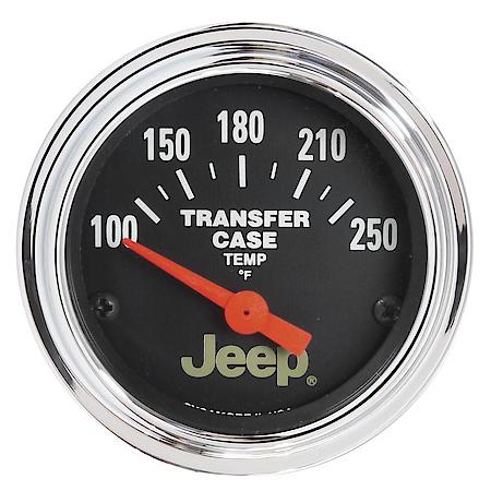 GAUGE; TRANSFER CASE TEMP; 2 1/16in.; 250deg.F; ELEC; JEEP