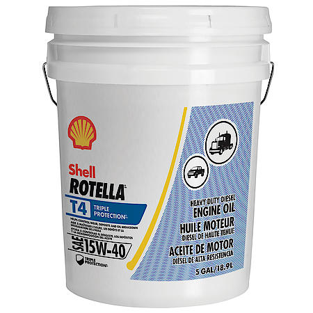 T4 Triple Protection 15W-40 Conventional Heavy Duty Engine Oil, 5 Gallon