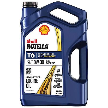 T6 10W-30 Full Synthetic Diesel Engine Oil, Extended Drain Capability, 1 Gallon