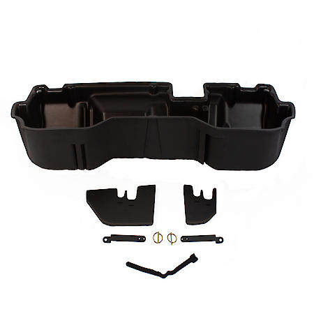 Under Rear Seat, 1 Compartment, Black, Hd Polyethylene, With Gun Rack Inserts