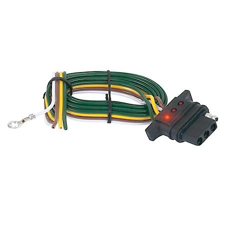 4-Wire Flat Connector; Vehicle To Trailer Wiring Connector