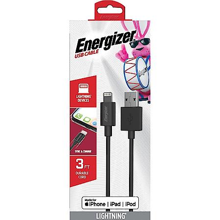 3ft Lightning to USB-A Charging Cable: USB to lightning iPhone Charger, 3' Cord