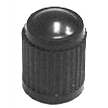 100 Pack of Black Plastic Tire Valve Stem Caps
