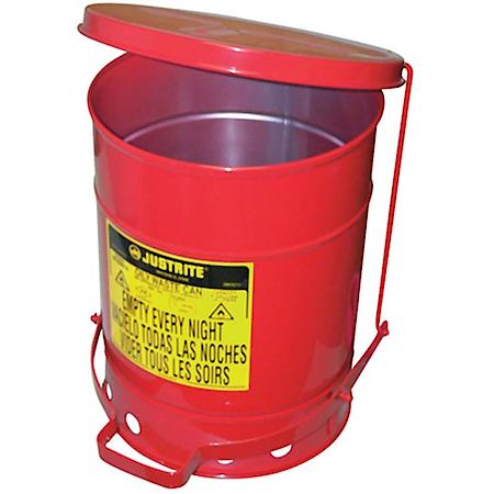 6 Gal Oily Waste Can W/Lever