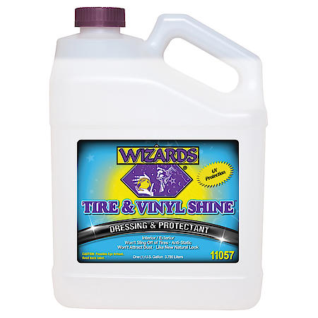 Tire & Vinyl Shine Dressing & Protectant: Great for Tires, Motorcycle Seats and Marine, 1 Gallon