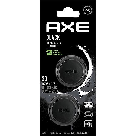 Long-Lasting Black Scent Car Vent Air Freshener, 2 Pack