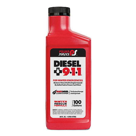 Winter Diesel Emergency Treatment: Reliquefies Gelled Fuel & De-ices Filters