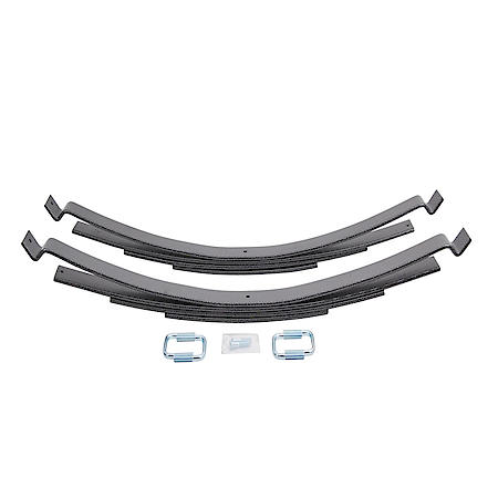 Leaf Spring Design, Rear Upper, 3500 Lb Load Capacity, Steel, With Springs Only