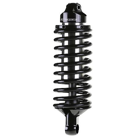 Without Reservoir, Single Flat End Coil Spring, SS/ Black, Set Of 2