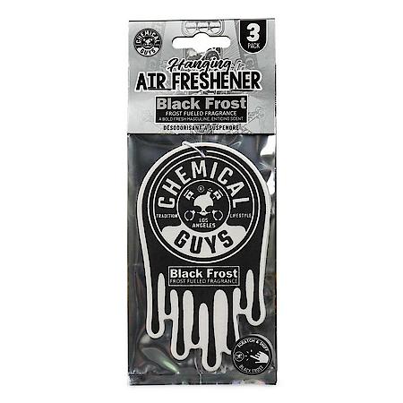 Hanging Air Freshener, Black Frost Scent,  3 Pack