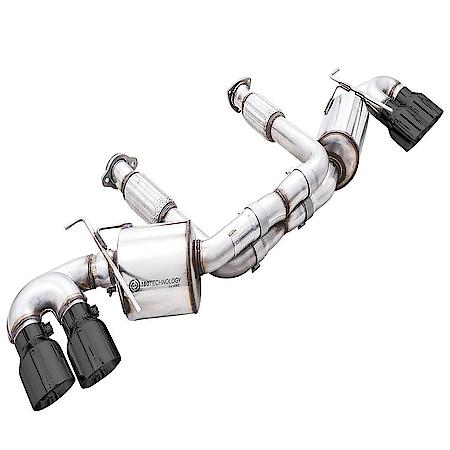 Exhaust System Kit: SS; Without Muffler; Dual Exhaust With Dual Outlet; Rear Exit; 4.5 Inch Diamond
