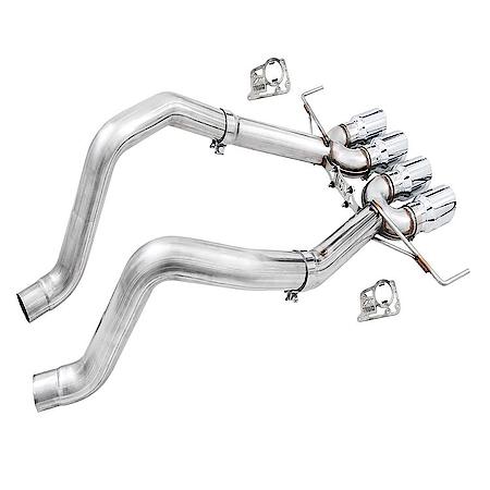 Exhaust System Kit: SS; Without Muffler; Single Exhaust With Single Outlet; Rear Exit
