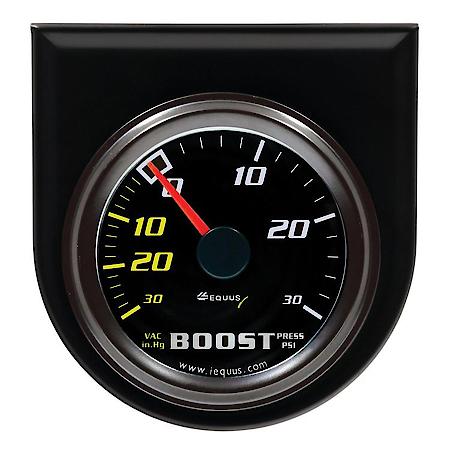 Gauge, Vacuum Boost, 2", 30 Inhg/30 PSI, 270 Degree Sweep, Mech, Black