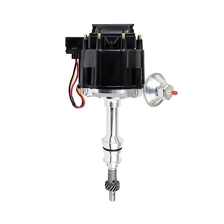 Ford Small Block 351W V8 HEI Distributor with Black Cap