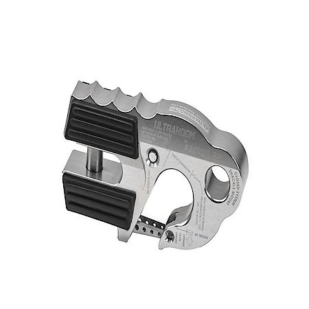 For Up To 3/8"Dia Rope Or Cable, 16000Lb, Silver, Aluminum, Single