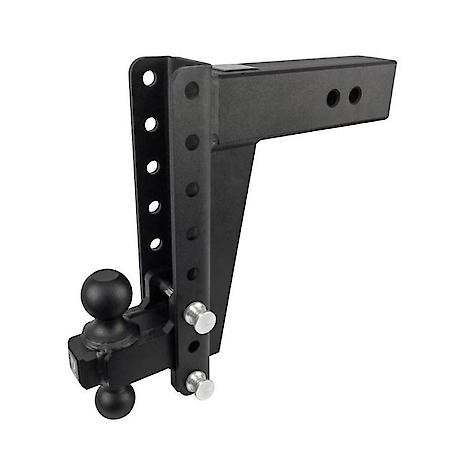 Trailer Hitch Ball Mount: For 3" Receiver, Lockable (Lock Sold Separate), Adjustable 10" Drop/Rise