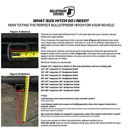 Trailer Hitch Ball Mount: For 2" Receiver, Lockable (Lock Sold Separate), Adjustable 14" Drop, Non Swivel