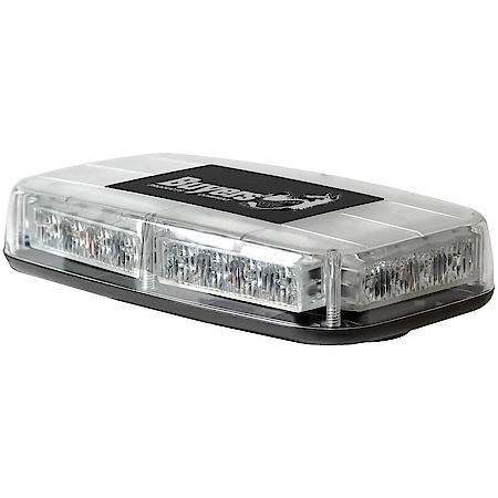 Rectangular Multi-Mount Amber Led Mini Light Bar, 11 Inch