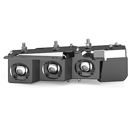 Driving Light: LED Bulb, 6 White Upper Beam/ Yellow Low Beam LED Bulbs, 2 Inch Square