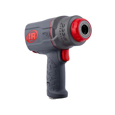 Air Impact Wrench 1/2", Quiet, 1500 ft-lb Torque, Titanium Hammer case, Friction Ring Retainer, Pistol