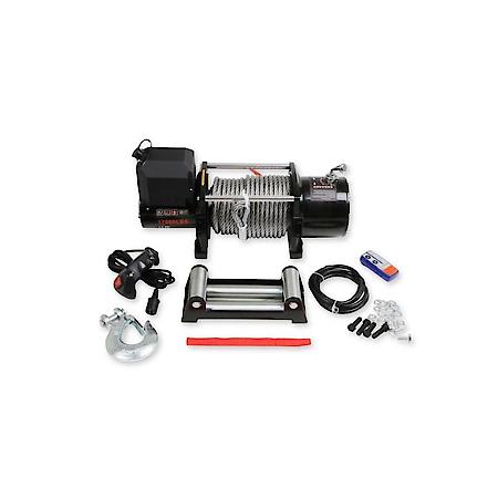 Anvil - 17,000 Lbs Winch with Metal Cable & Roller Fairlead