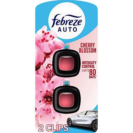 Auto Vent Clip Odor fighting Air Freshener, Cherry Blossom 2ct.