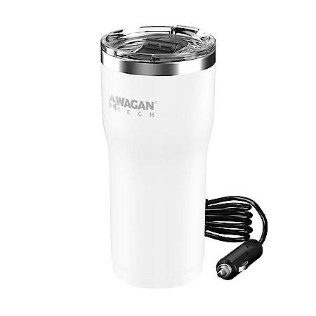 Travel Heated Mug 12V 16Oz Capacity White