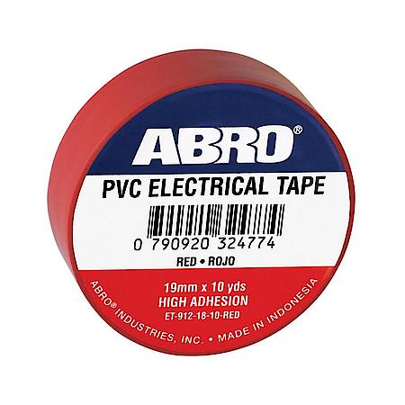 Electrical Tape 0.12Mm X 18Mm X 10 Yds Red