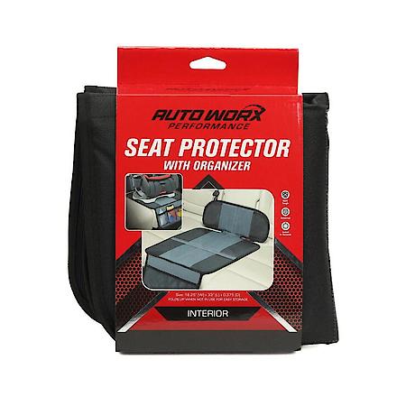 Folding Seat Protector with Hanging Organizer
