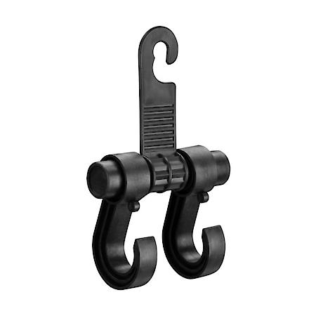 Headrest Hooks: Holds items off floor