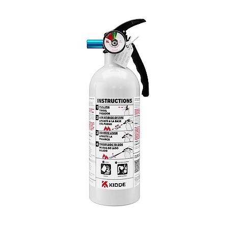 SINGLE USE AUTOMOBILE FIRE EXTINGUISHER 5-UL RATED B:C, 2# - Includes nylon strap bracket