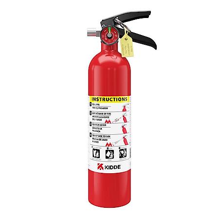 PRO 110 RECHARGEABLE FIRE EXTINGUISHER, UL RATED 1-A:10-B:C, 2.6# - Wall Hook Included