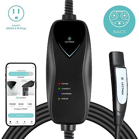 Lectron Portable Level 1 Tesla EV Charger (WiFi) with App Control
