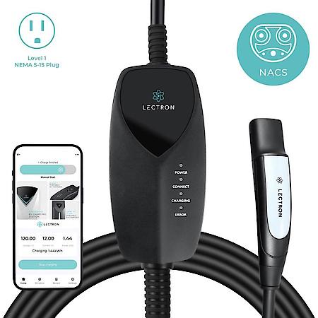 Lectron Portable Level 1 Tesla EV Charger (WiFi) with App Control