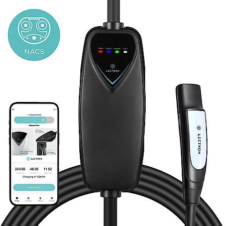 Lectron Portable Level 2 Tesla EV Charger (WiFi) with App Control