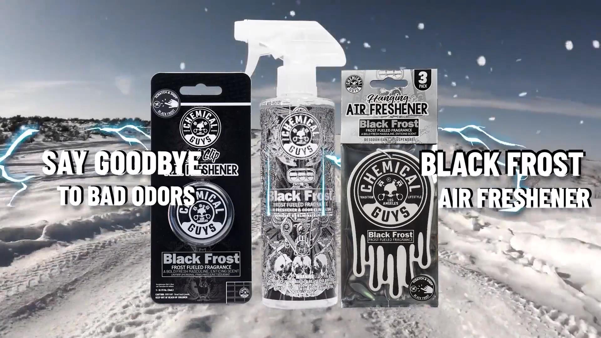 Hanging Air Freshener 3-pack Black Frost 